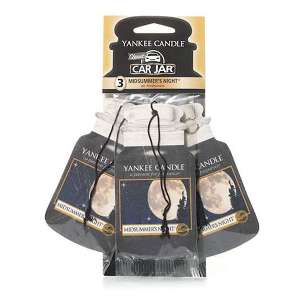 Yankee Candle Midsummers Night Car Jar Air Freshener (Pack of 3) £5.59